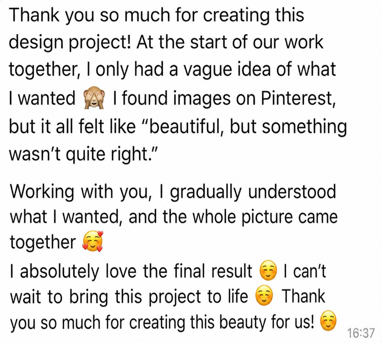 Client review 2